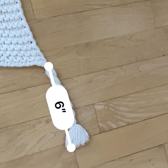 Zestt Organics The Knit Throw Dreamsoft Organic Cotton in Soft White NWOT - Picture 12 of 13